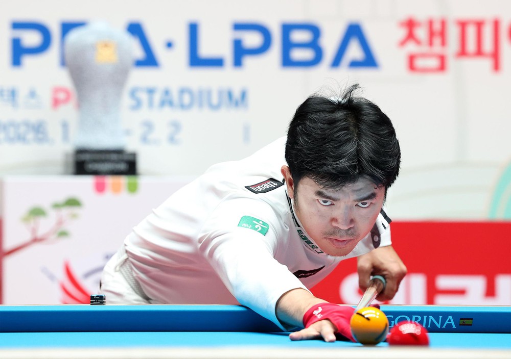 Quốc Nguyện đánh bại cơ thủ Hàn Quốc, giành vé vào bán kết PBA Tour - Ảnh 1.