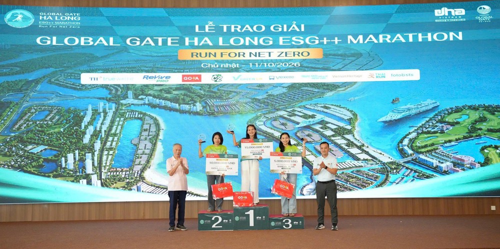 Giải Global Gate Hạ Long ESG Marathon 2026 nhận chứng nhận Kỷ lục Việt Nam - Ảnh 3. Giải Global Gate Hạ Long ESG Marathon 2026 nhận chứng nhận Kỷ lục Việt Nam - Ảnh 3.