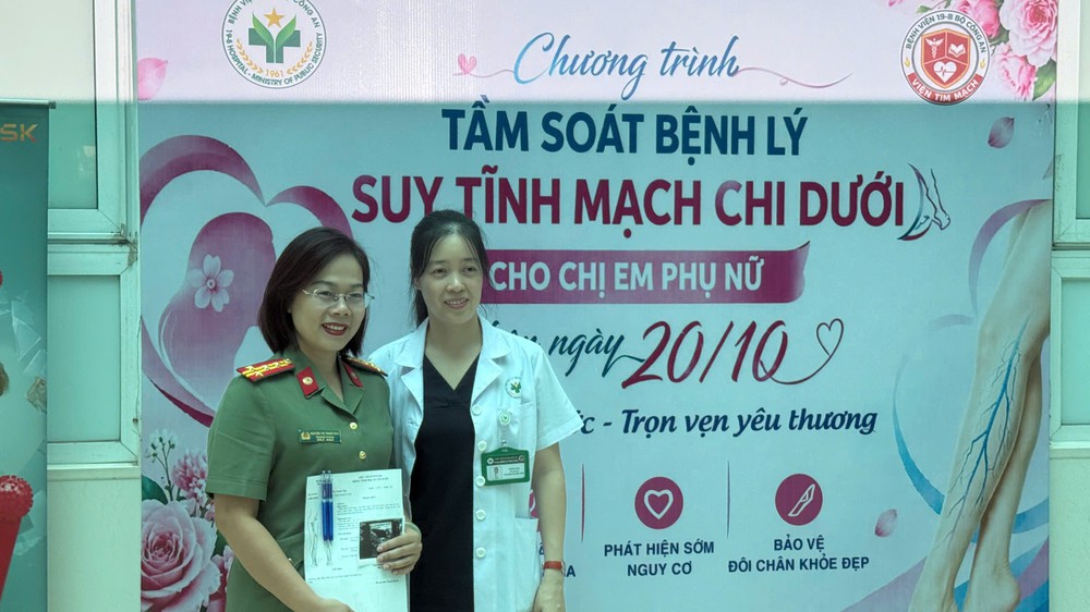 Tầm soát suy tĩnh mạch chi dưới: Món quà 20/10 thiết thực tại BV 19-8 - Ảnh 2. Tầm soát suy tĩnh mạch chi dưới: Món quà 20/10 thiết thực tại BV 19-8 - Ảnh 2.