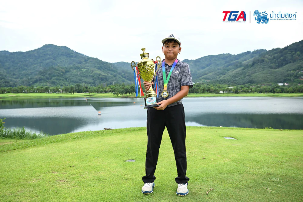 Golfer 11 tuổi Nguyễn Thái Sơn vô địch giải golf trẻ quốc tế tại Thái Lan - Ảnh 2. Golfer 11 tuổi Nguyễn Thái Sơn vô địch giải golf trẻ quốc tế tại Thái Lan - Ảnh 2.