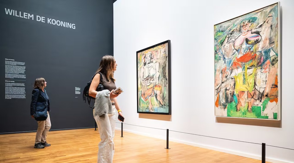 Bậc thầy trừu tượng Willem de Kooning trở về quê hương trong cuộc triển lãm lớn nhất châu Âu - Ảnh 8. Bậc thầy trừu tượng Willem de Kooning trở về quê hương trong cuộc triển lãm lớn nhất châu Âu - Ảnh 8.