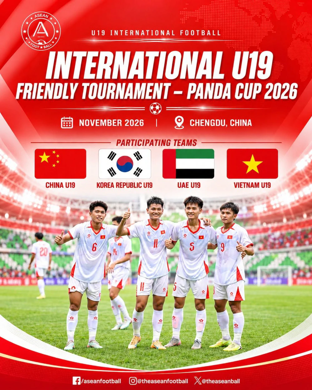 U19 Việt Nam sắp tham dự giải quốc tế uy tín, so tài một loạt đối thủ hàng đầu châu lục - Ảnh 1. U19 Việt Nam