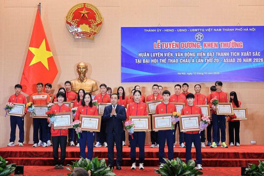 Hà Nội tuyên dương, khen thưởng HLV, VĐV đạt thành tích xuất sắc tại ASIAD 2026 - Ảnh 2.