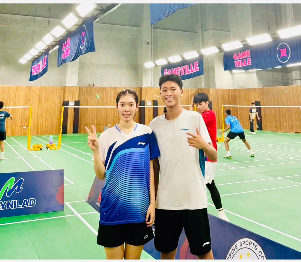 Cầu lông Việt Nam có chiến thắng đầu tiên tại Giải vô địch trẻ thế giới 2026 ở Ai Cập - Ảnh 1. Cầu lông Việt Nam có chiến thắng đầu tiên tại Giải vô địch trẻ thế giới 2026 ở Ai Cập - Ảnh 1.