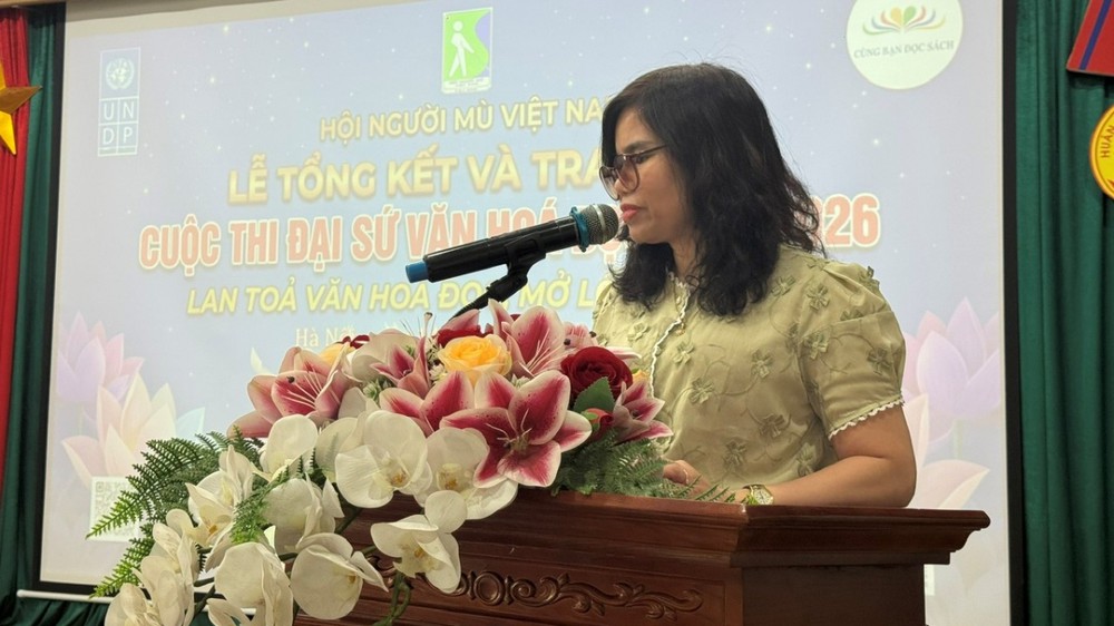 Thúc đẩy văn hóa đọc, mở rộng cánh cửa tri thức cho người khiếm thị - Ảnh 1. Thúc đẩy văn hóa đọc, mở rộng cánh cửa tri thức cho người khiếm thị - Ảnh 1.