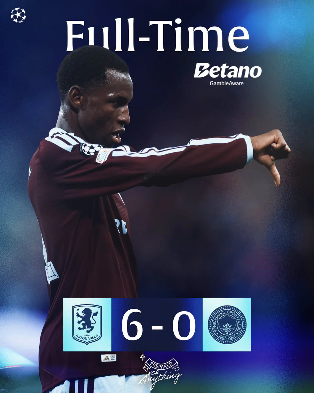 Aston Villa tiếp tục khẳng định sức mạnh tại Villa Park khi đánh bại Fenerbahce với tỷ số 6-0 ở Champions League. Ảnh: CLB Aston Villa Aston Villa tiếp tục khẳng định sức mạnh tại Villa Park khi đánh bại Fenerbahce với tỷ số 6-0 ở Champions League. Ảnh: CLB Aston Villa