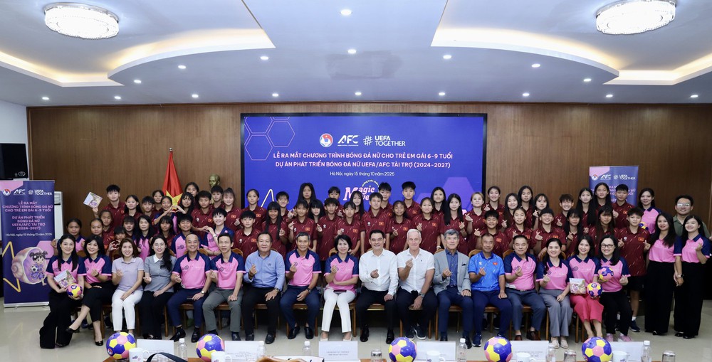 VFF ra mắt Chương trình bóng đá dành cho trẻ em gái từ 6-9 tuổi - Ảnh 2. VFF ra mắt Chương trình bóng đá dành cho trẻ em gái từ 6-9 tuổi - Ảnh 2.