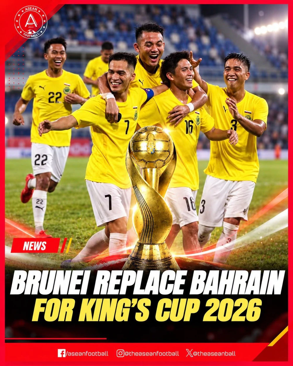 King's Cup 2026 ế khách, Thái Lan phải mời cả đội tuyển yếu nhất Đông Nam Á tham dự - Ảnh 1. King's Cup 2026 ế khách, Thái Lan phải mời cả đội tuyển yếu nhất Đông Nam Á tham dự - Ảnh 1.