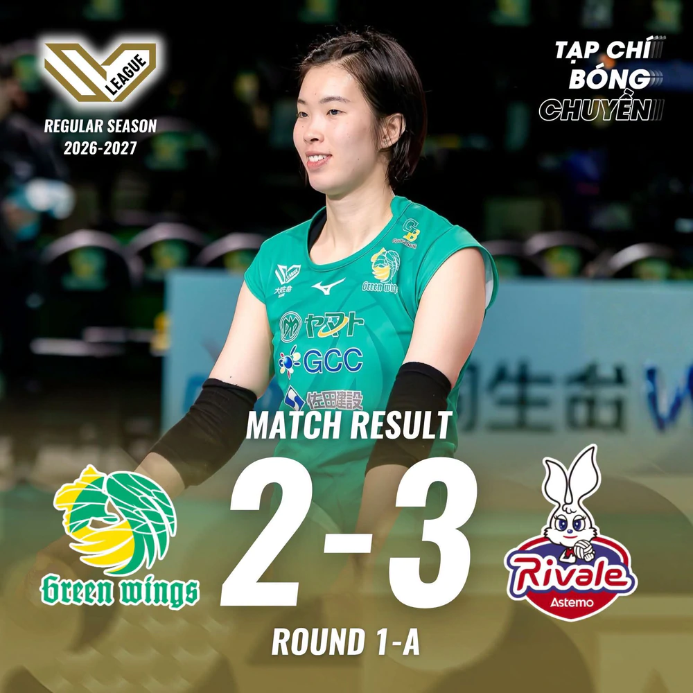 Trần Thị Thanh Thúy ghi 14 điểm, Gunma Green Wings vẫn thua đáng tiếc - Ảnh 1. Trần Thị Thanh Thúy