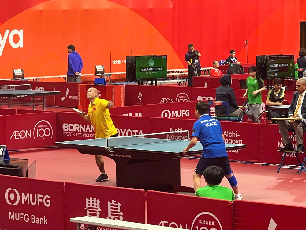 Asian Para Games 2026: Bóng bàn Việt Nam tiếp tục nỗ lực  - Ảnh 1.