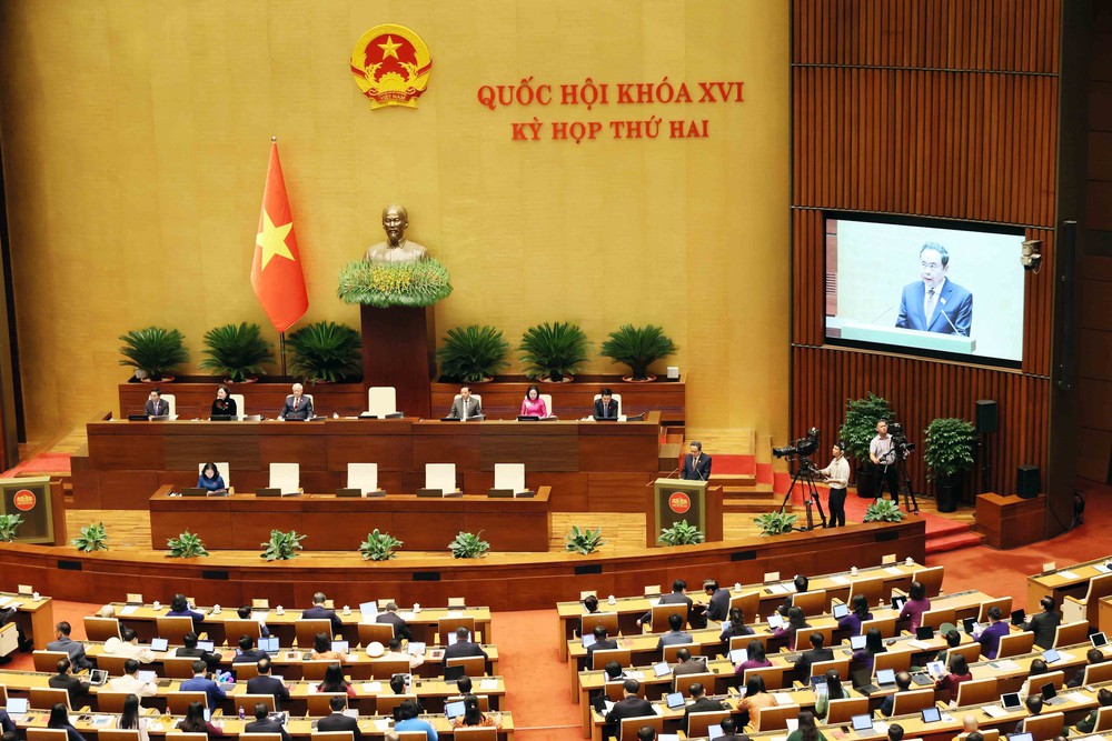 Khai mạc Kỳ họp thứ 2, Quốc hội khóa XVI - Ảnh 3. Khai mạc Kỳ họp thứ 2, Quốc hội khóa XVI - Ảnh 3.