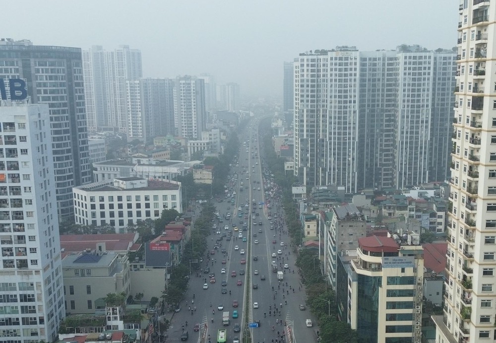 Hà Nội yêu cầu công trình lớn giám sát bụi bằng công nghệ AI - Ảnh 1.
