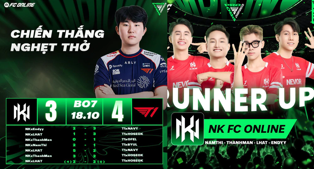 Tin nóng thể thao sáng 19/10: Tuyển thủ esports Hàn Quốc nói về khoảnh khắc LHAT đá hỏng quả 11m ở chung kết - Ảnh 1. Tin nóng thể thao sáng 19/10: Tuyển thủ esports Hàn Quốc nói về khoảnh khắc LHAT đá hỏng quả 11m ở chung kết - Ảnh 1.