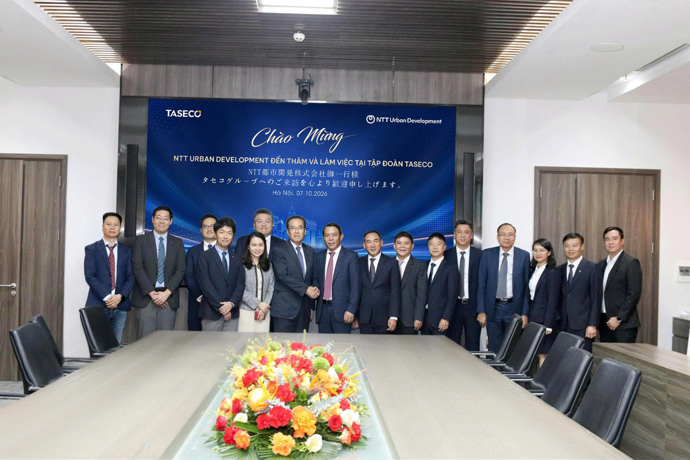 Taseco Land và NTT Urban Development ký kết hợp tác phát triển tại Khu đô thị Duy Tiên (Ninh Bình) - Ảnh 1. Taseco Land và NTT Urban Development ký kết hợp tác phát triển tại Khu đô thị Duy Tiên (Ninh Bình) - Ảnh 1.