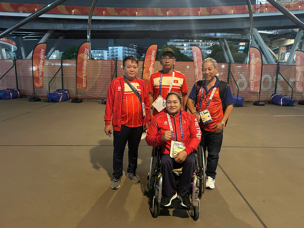 Nguyễn Thị Ngọc Thúy giành huy chương đồng, đoàn Việt Nam có 2 huy chương tại Asian Para Games 2026 - Ảnh 2. Nguyễn Thị Ngọc Thúy giành huy chương đồng, đoàn Việt Nam có 2 huy chương tại Asian Para Games 2026 - Ảnh 2.