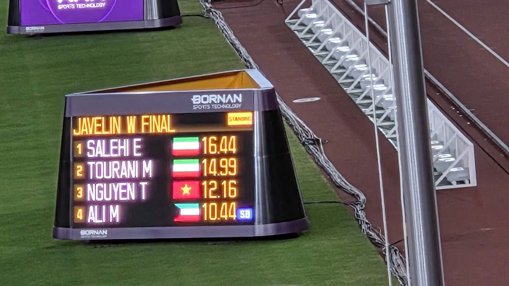 Nguyễn Thị Ngọc Thúy giành huy chương đồng, đoàn Việt Nam có 2 huy chương tại Asian Para Games 2026 - Ảnh 1. Nguyễn Thị Ngọc Thúy giành huy chương đồng, đoàn Việt Nam có 2 huy chương tại Asian Para Games 2026 - Ảnh 1.
