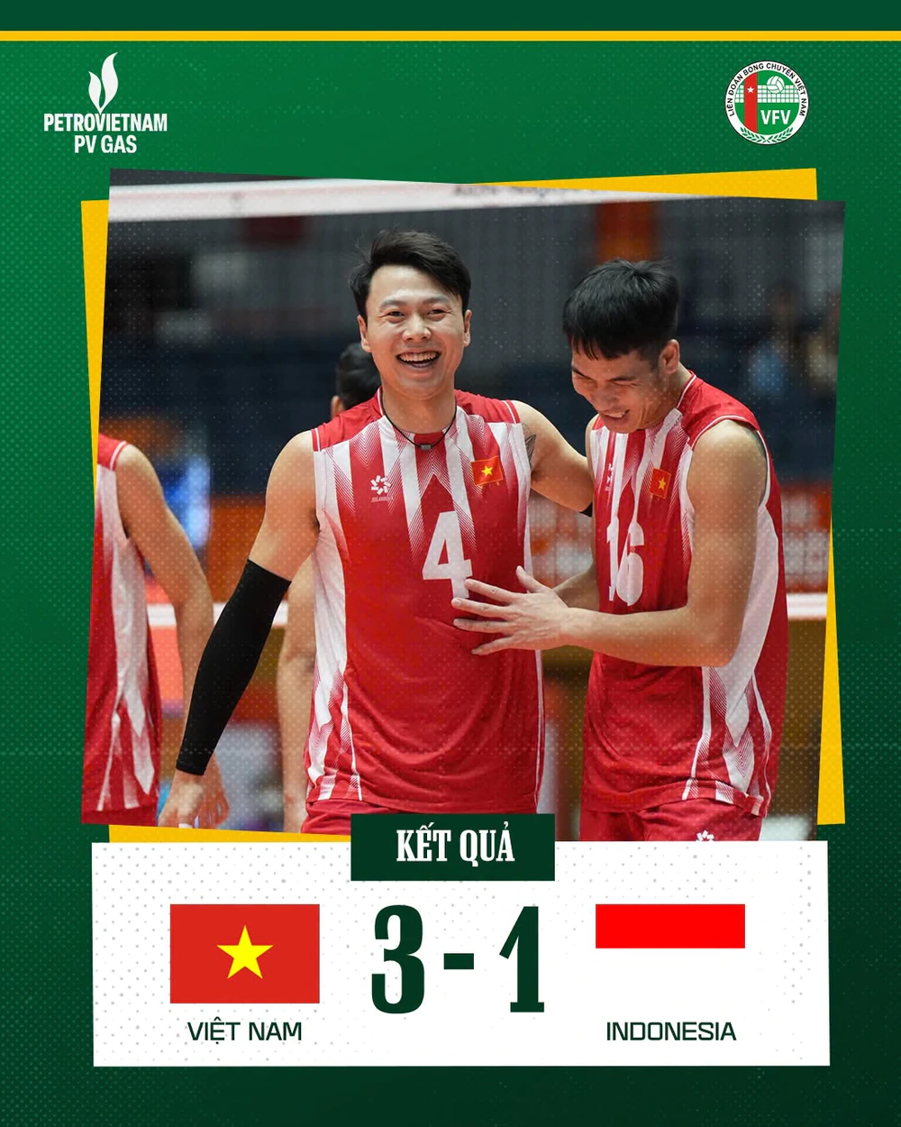 ĐT bóng chuyền Việt Nam thắng Indonesia, gặp ĐT Đài Bắc Trung Hoa ở trận kế tiếp tại ASIAD 2026 - Ảnh 1. ĐT bóng chuyền Việt Nam thắng Indonesia, gặp ĐT Đài Bắc Trung Hoa ở trận kế tiếp tại ASIAD 2026 - Ảnh 1.