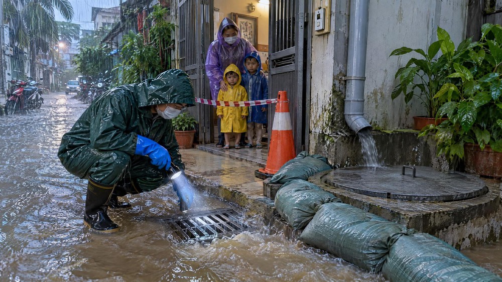 Mưa lớn gây ngập đô thị: Người dân cần làm gì để hạn chế tắc nghẽn hệ thống thoát nước? - Ảnh 2. Mưa lớn gây ngập đô thị: Người dân cần làm gì để hạn chế tắc nghẽn hệ thống thoát nước? - Ảnh 2.