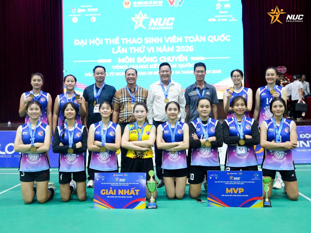 Khép lại hành trình bóng chuyền sinh viên toàn quốc 2026 - Ảnh 3. Khép lại hành trình bóng chuyền sinh viên toàn quốc 2026 - Ảnh 3.