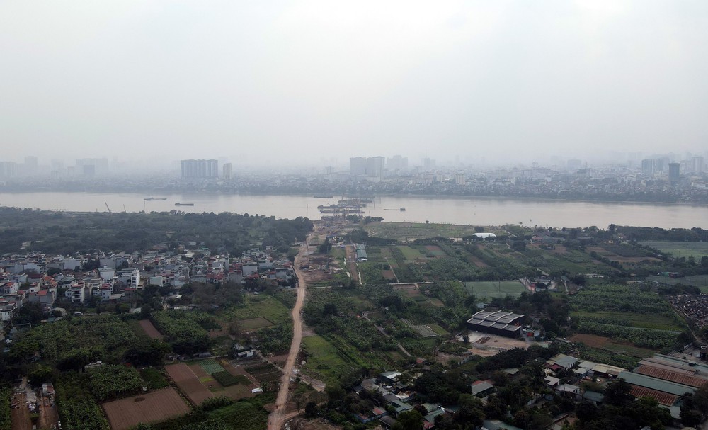Hà Nội tăng tốc thi công 7 cầu qua sông Hồng phục vụ APEC 2027 - Ảnh 1. Hà Nội tăng tốc thi công 7 cầu qua sông Hồng phục vụ APEC 2027 - Ảnh 1.
