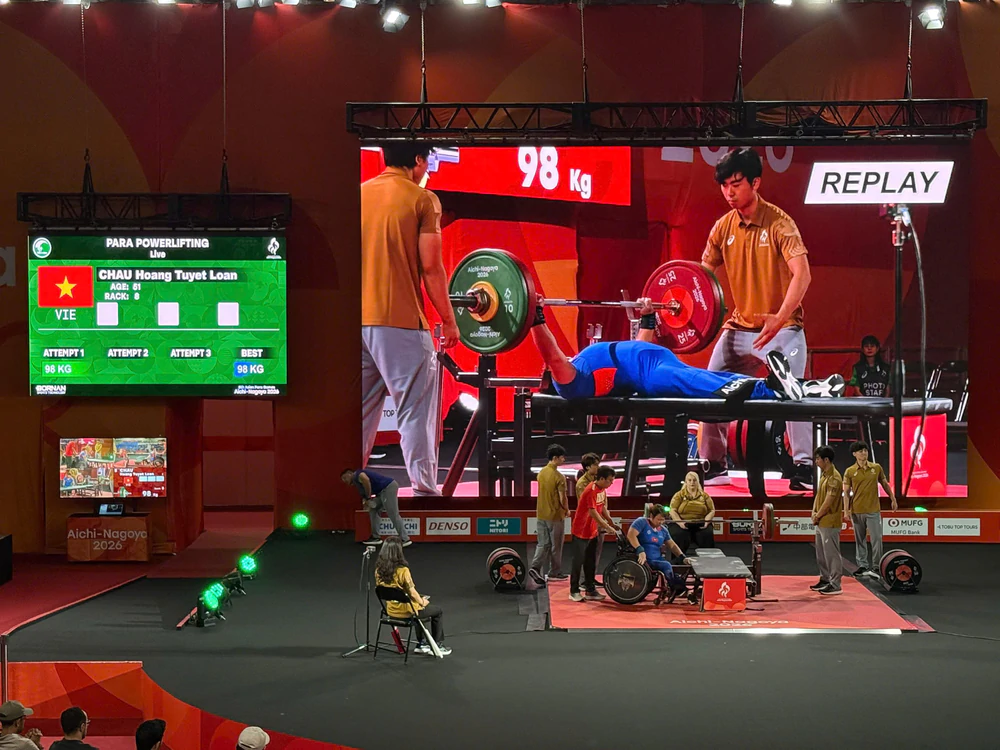 VĐV Châu Hoàng Tuyết Loan xếp hạng tư tại Asian Para Games 2026 - Ảnh 2. VĐV Châu Hoàng Tuyết Loan xếp hạng tư tại Asian Para Games 2026 - Ảnh 2.