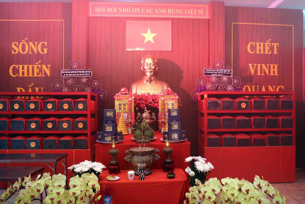 Tiếp tục triển khai công tác tìm kiếm, quy tập hài cốt liệt sĩ tại công viên Lê Thị Riêng - Ảnh 1. Tiếp tục triển khai công tác tìm kiếm, quy tập hài cốt liệt sĩ tại công viên Lê Thị Riêng - Ảnh 1.