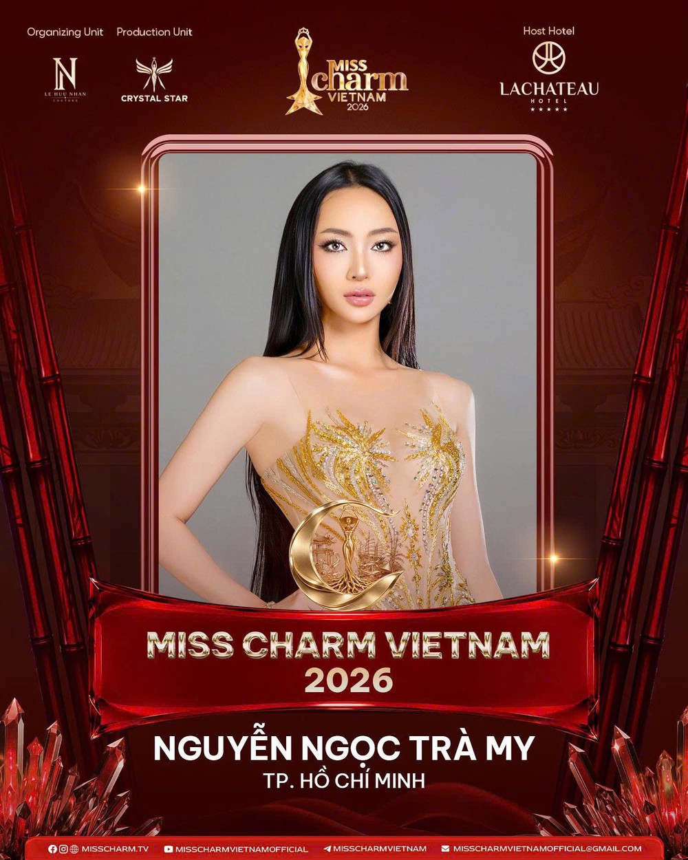 Nguyễn Ngọc Trà My đăng quang cuộc thi Miss Charm Vietnam 2026 - Ảnh 3. Nguyễn Ngọc Trà My đăng quang cuộc thi Miss Charm Vietnam 2026 - Ảnh 3.