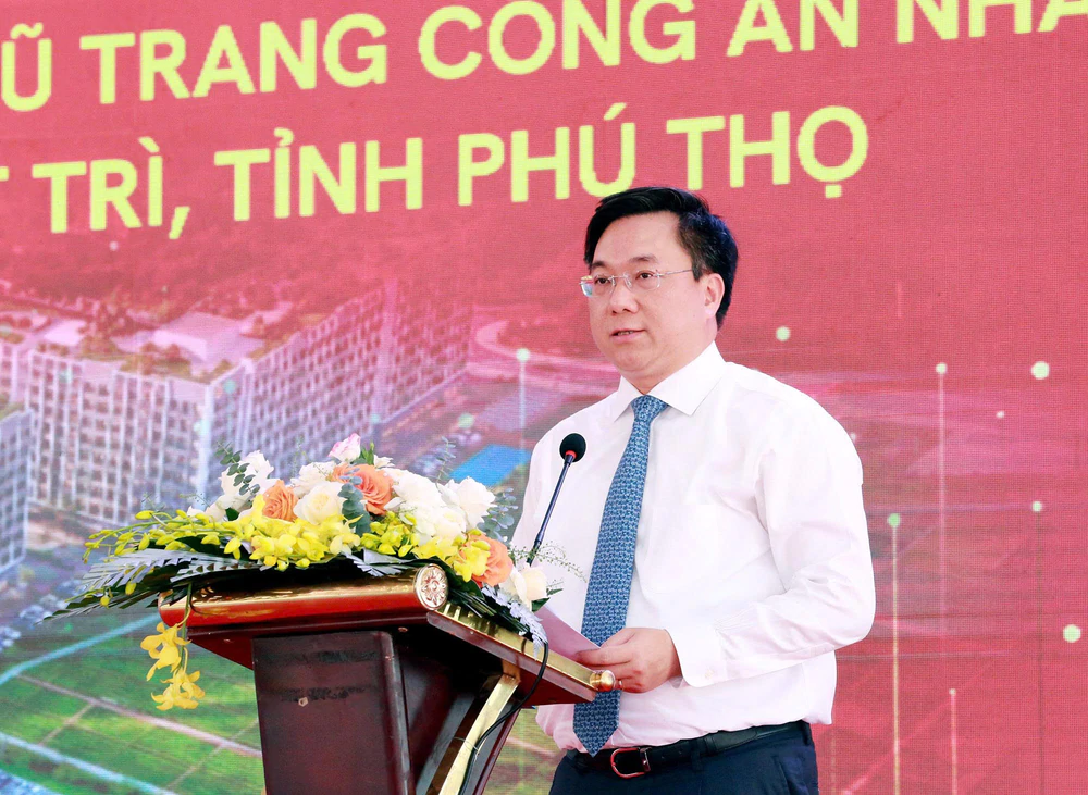Phú Thọ: Khởi công dự án nhà ở hơn 1.000 căn hộ dành cho lực lượng Công an nhân dân - Ảnh 3.