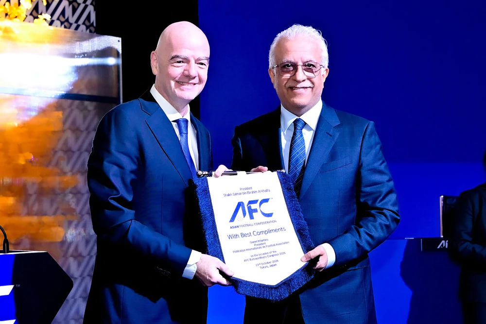 AFC tuyên bố ủng hộ Chủ tịch FIFA Gianni Infantino tái tranh cử - Ảnh 1. AFC tuyên bố ủng hộ Chủ tịch FIFA Gianni Infantino tái tranh cử - Ảnh 1.