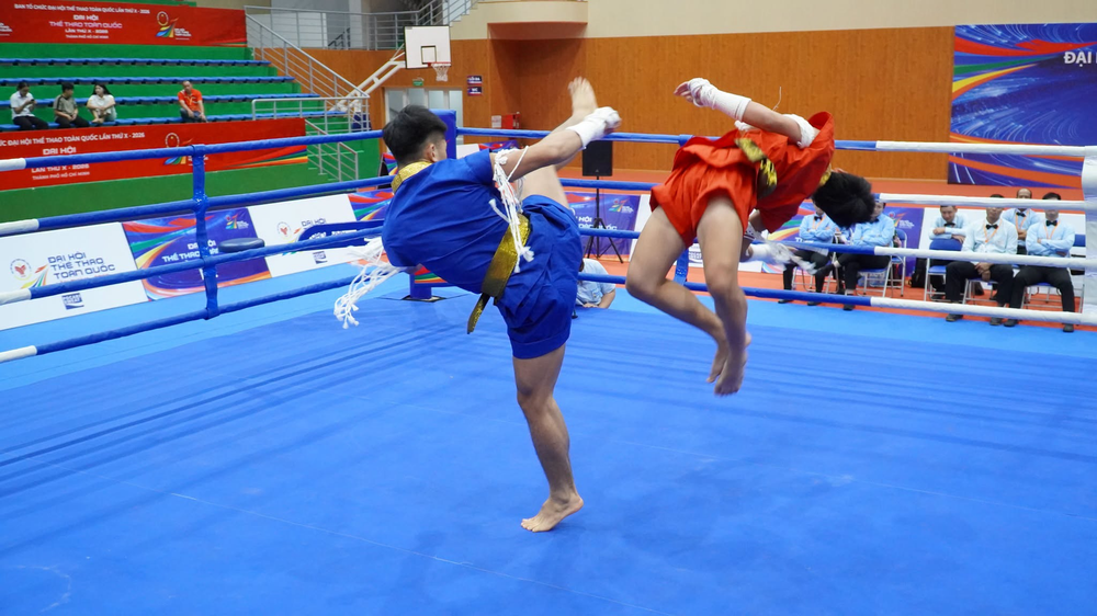 Môn Muay tại Đại hội Thể thao toàn quốc 2026 chính thức khởi tranh, gần 200 võ sĩ bước vào tranh tài - Ảnh 3. Môn Muay tại Đại hội Thể thao toàn quốc 2026 chính thức khởi tranh, gần 200 võ sĩ bước vào tranh tài - Ảnh 3.