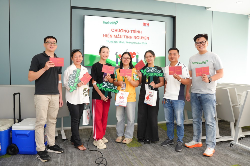 Herbalife Việt Nam tiếp nhận 183 đơn vị máu trong Ngày Hiến Máu Tình Nguyện 2026 - Ảnh 2.