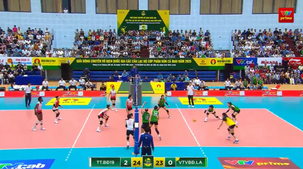 Hạ VTV Bình Điền Long An 3-0, BC Thông Tin BĐ19 giành quyền vào chung kết bóng chuyền nữ VĐQG - Ảnh 1. Hạ VTV Bình Điền Long An 3-0, BC Thông Tin BĐ19 giành quyền vào chung kết bóng chuyền nữ VĐQG - Ảnh 1.