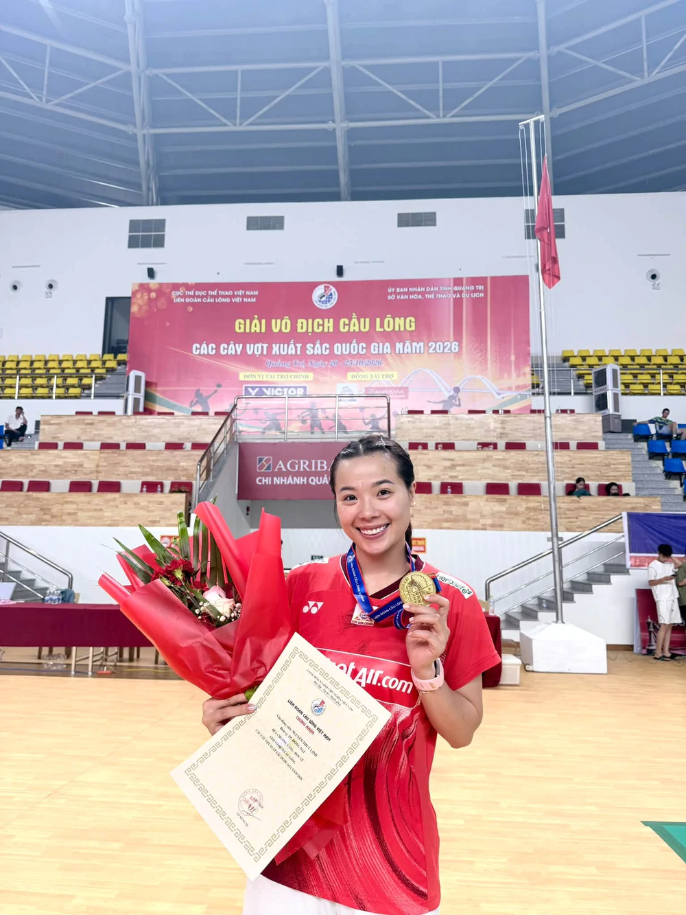 Thùy Linh, Hải Đăng vô địch Giải cầu lông các tay vợt xuất sắc quốc gia, hướng đến Đại hội Thể thao toàn quốc 2026 - Ảnh 1. Thùy Linh, Hải Đăng vô địch Giải cầu lông các tay vợt xuất sắc quốc gia, hướng đến Đại hội Thể thao toàn quốc 2026 - Ảnh 1.