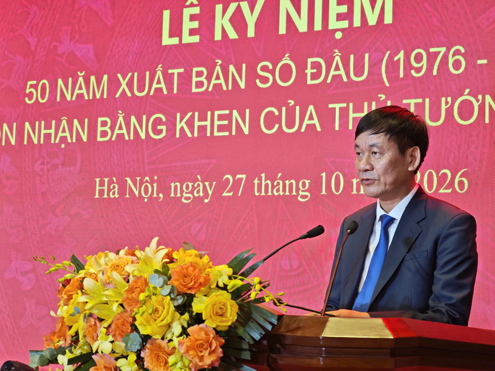 Tạp chí Lý luận chính trị kỷ niệm 50 năm xuất bản số đầu - Ảnh 1. Tạp chí Lý luận chính trị kỷ niệm 50 năm xuất bản số đầu - Ảnh 1.