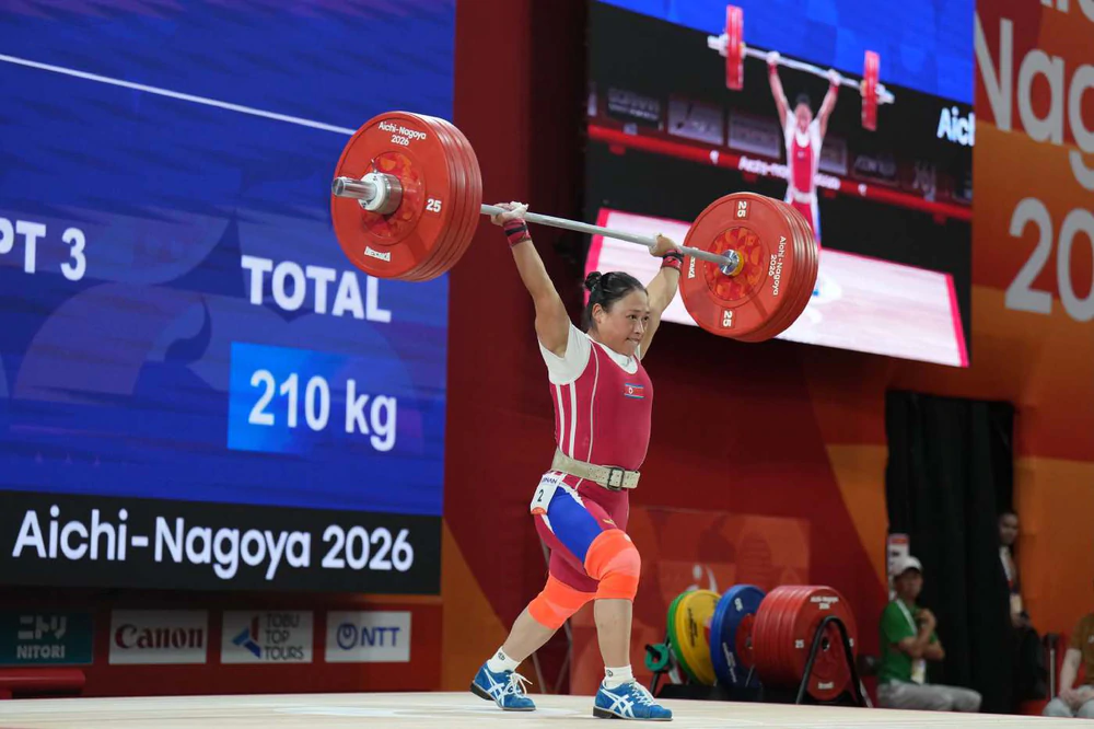 Giải vô địch cử tạ thế giới 2026: Cử tạ Triều Tiên lại lên đỉnh thế giới? - Ảnh 1. Giải vô địch cử tạ thế giới 2026: Cử tạ Triều Tiên lại lên đỉnh thế giới? - Ảnh 1.