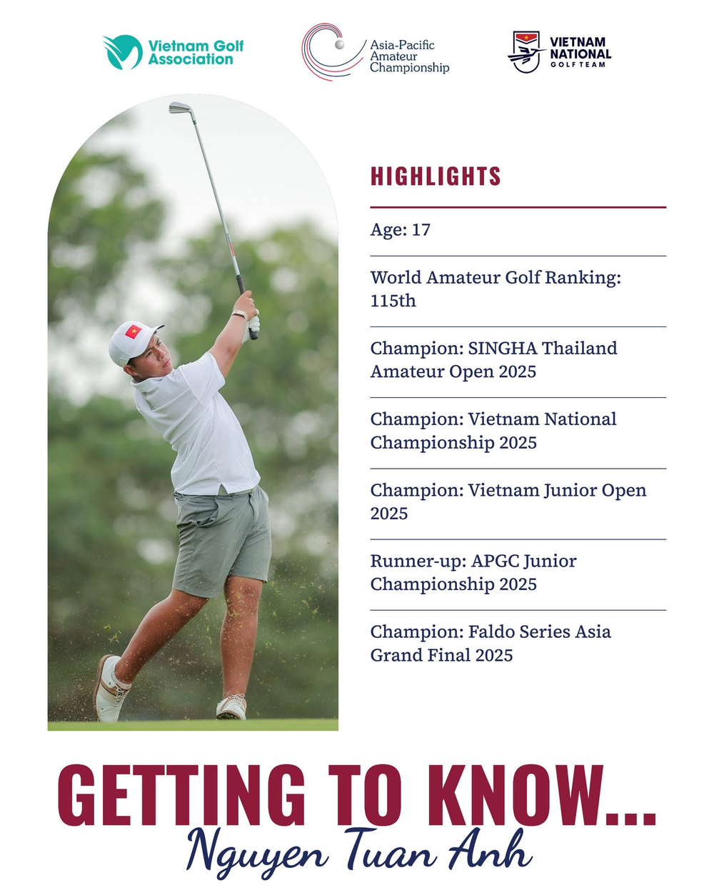 Ba golfer Việt Nam tranh tài Giải Asia-Pacific Amateur Championship 2026 tại New Zealand - Ảnh 1.