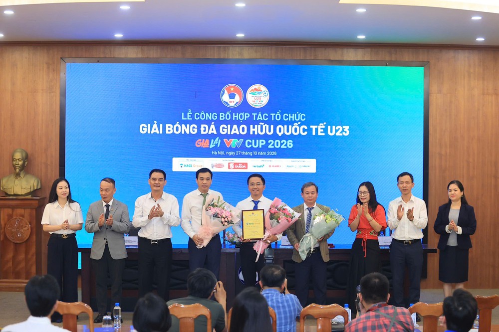 Giải bóng đá giao hữu quốc tế U23 – Gia Lai VTV Cup 2026: Hứa hẹn những màn trình diễn hấp dẫn - Ảnh 2. Giải bóng đá giao hữu quốc tế U23 – Gia Lai VTV Cup 2026: Hứa hẹn những màn trình diễn hấp dẫn - Ảnh 2.