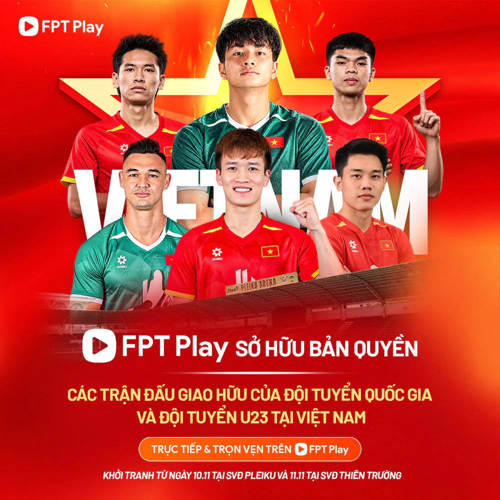 Xem trực tiếp bóng đá các trận đấu của ĐT Việt Nam và U23 Việt Nam trong tháng 11/2026 ở đâu? - Ảnh 1. Xem trực tiếp bóng đá các trận đấu của ĐT Việt Nam và U23 Việt Nam trong tháng 11/2026 ở đâu? - Ảnh 1.