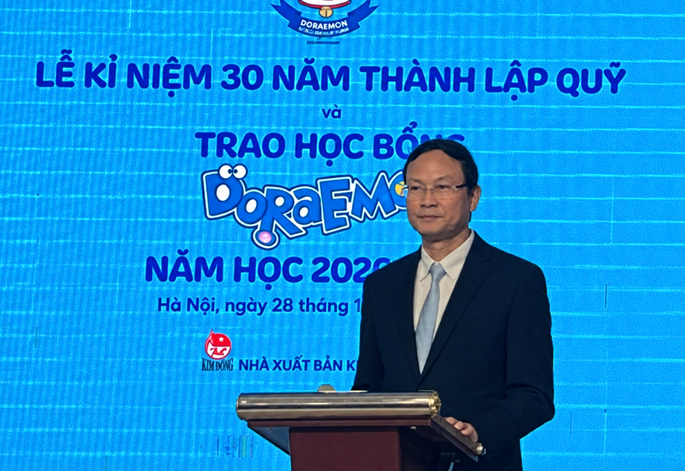 Hành trình 30 năm tiếp sức học sinh vượt khó của Quỹ học bổng Doraemon - Ảnh 2.