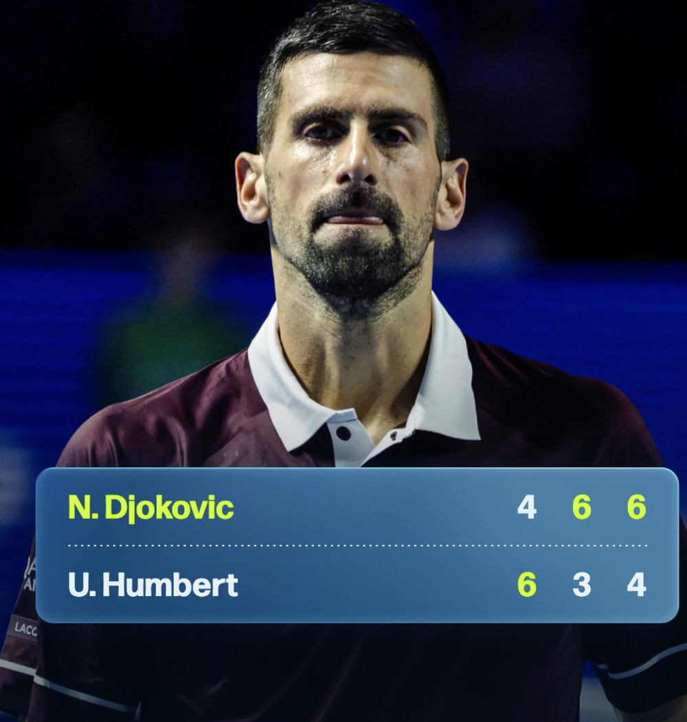 Djokovic ngược dòng giành chiến thắng tại Basel, tiếp tục nuôi hy vọng dự ATP Finals 2026 - Ảnh 1. Djokovic ngược dòng giành chiến thắng tại Basel, tiếp tục nuôi hy vọng dự ATP Finals 2026 - Ảnh 1.