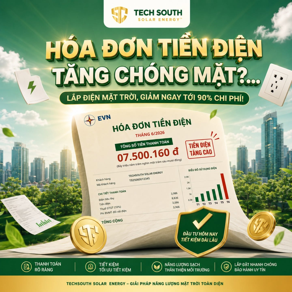 Tech South tiên phong mang đến giải pháp điện mặt trời toàn diện: Bước đi chiến lược cho bài toán tối ưu chi phí doanh nghiệp - Ảnh 1.
