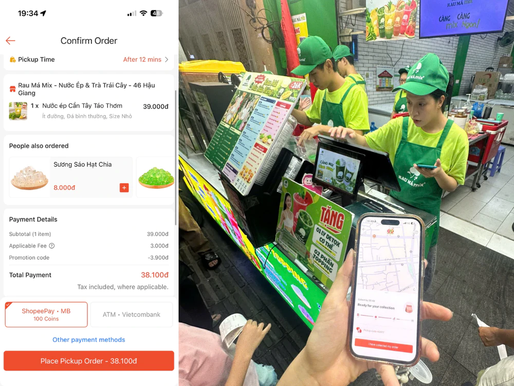 Từ bữa sáng hứng khởi đến bữa tối cuối ngày: Tối ưu thời gian từng bữa ăn với "Đặt trước, lấy tại quán" của ShopeeFood - Ảnh 3. Từ bữa sáng hứng khởi đến bữa tối cuối ngày: Tối ưu thời gian từng bữa ăn với "Đặt trước, lấy tại quán" của ShopeeFood - Ảnh 3.