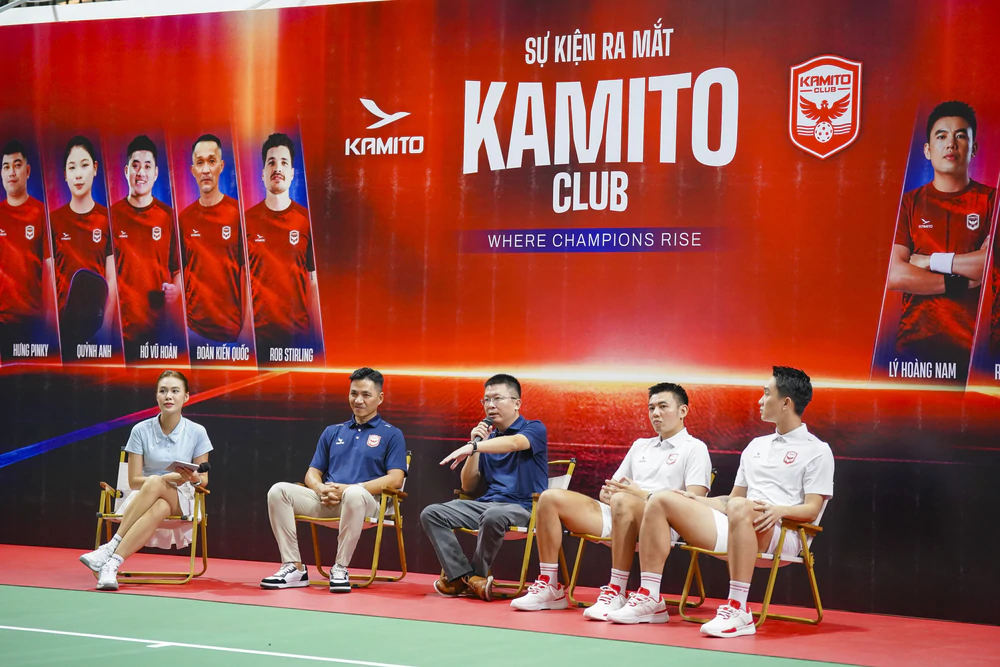Kamito Pickleball Club ra mắt, hướng đến phát triển thế hệ vận động viên mới - Ảnh 1. Kamito Pickleball Club ra mắt, hướng đến phát triển thế hệ vận động viên mới - Ảnh 1.