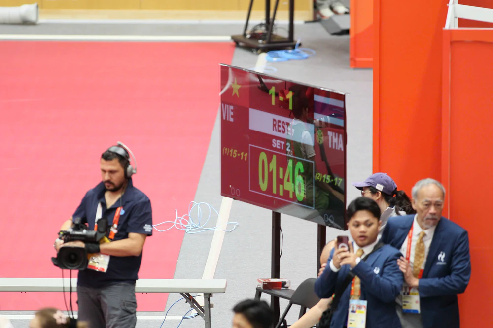 Trực tiếp ASIAD 2026 hôm nay ngày 3/10: Cầu mây nữ Việt Nam đấu set 3 với Thái Lan - Ảnh 3. Trực tiếp ASIAD 2026 hôm nay ngày 3/10: Cầu mây nữ Việt Nam đấu set 3 với Thái Lan - Ảnh 3.