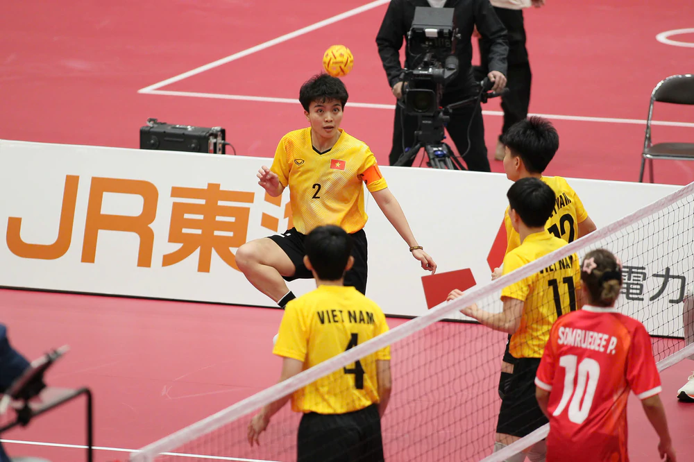 Trực tiếp ASIAD 2026 hôm nay ngày 3/10: Cầu mây nữ Việt Nam đấu set 3 với Thái Lan - Ảnh 4. Trực tiếp ASIAD 2026 hôm nay ngày 3/10: Cầu mây nữ Việt Nam đấu set 3 với Thái Lan - Ảnh 4.