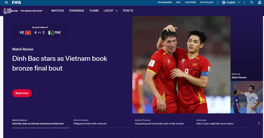Đình Bắc nhận vinh dự từ FIFA sau khi ghi bàn và kiến tạo cho ĐT Việt Nam - Ảnh 1.