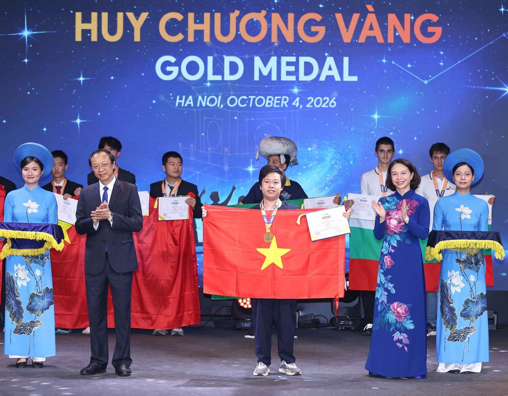 Việt Nam xuất sắc giành 6 Huy chương Vàng, 4 Huy chương Bạc tại IOAA 2026 - Ảnh 2. Việt Nam xuất sắc giành 6 Huy chương Vàng, 4 Huy chương Bạc tại IOAA 2026 - Ảnh 2.