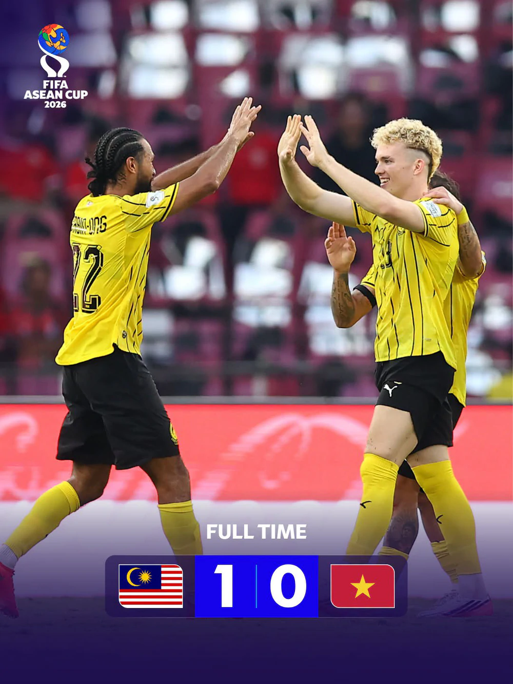 ĐT Việt Nam thua Malaysia ở trận tranh hạng 3 của FIFA ASEAN Cup 2026 - Ảnh 1. ĐT Việt Nam thua Malaysia ở trận tranh hạng 3 của FIFA ASEAN Cup 2026 - Ảnh 1.