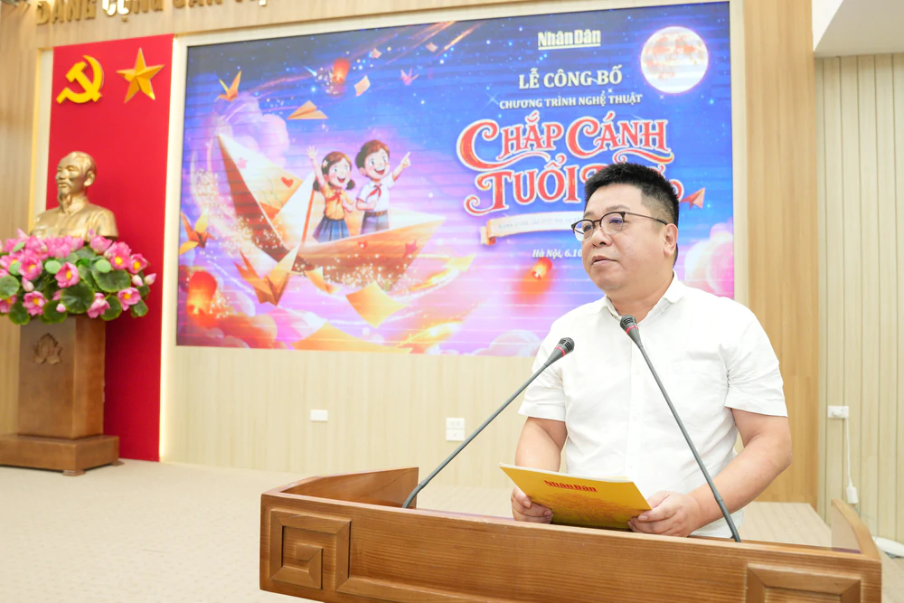 Báo Nhân dân "Chắp cánh tuổi thơ" nuôi dưỡng ước mơ cho thế hệ tương lai - Ảnh 1. Báo Nhân dân "Chắp cánh tuổi thơ" nuôi dưỡng ước mơ cho thế hệ tương lai - Ảnh 1.