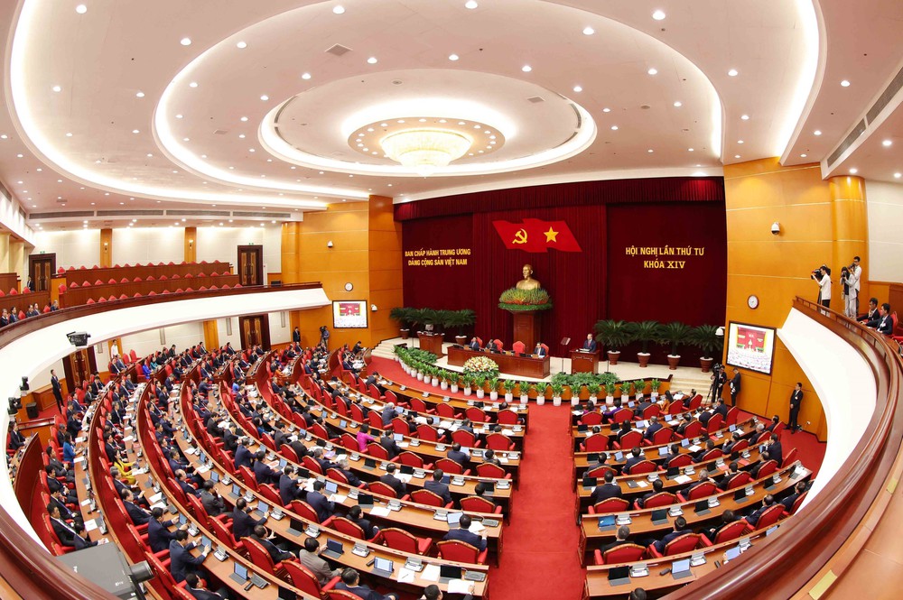 Thông cáo báo chí về ngày làm việc thứ hai Hội nghị lần thứ tư Ban Chấp hành Trung ương Đảng khoá XIV - Ảnh 1. Thông cáo báo chí về ngày làm việc thứ hai Hội nghị lần thứ tư Ban Chấp hành Trung ương Đảng khoá XIV - Ảnh 1.